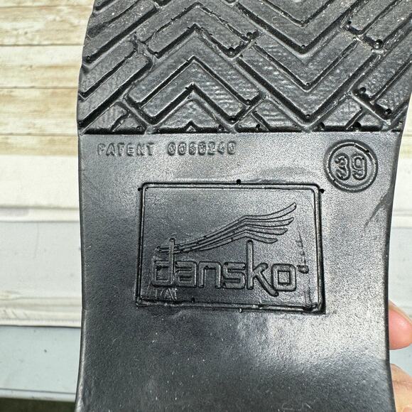 Dansko Sanita Professional Black Floral Tapestry Work Slip On Clogs Women's 39 - Picture 8 of 8